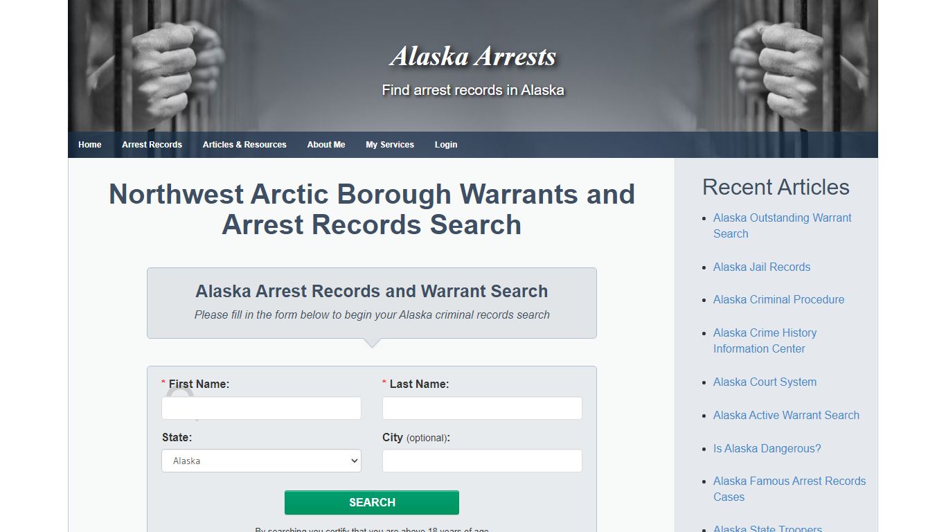 Northwest Arctic Borough Warrants and Arrest Records Search