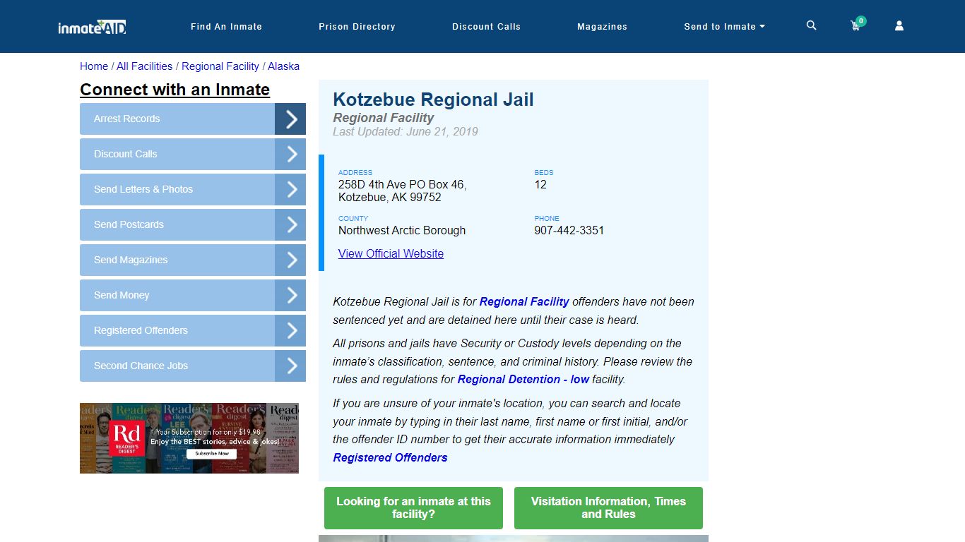 Kotzebue Regional Jail & Inmate Search - Kotzebue, AK